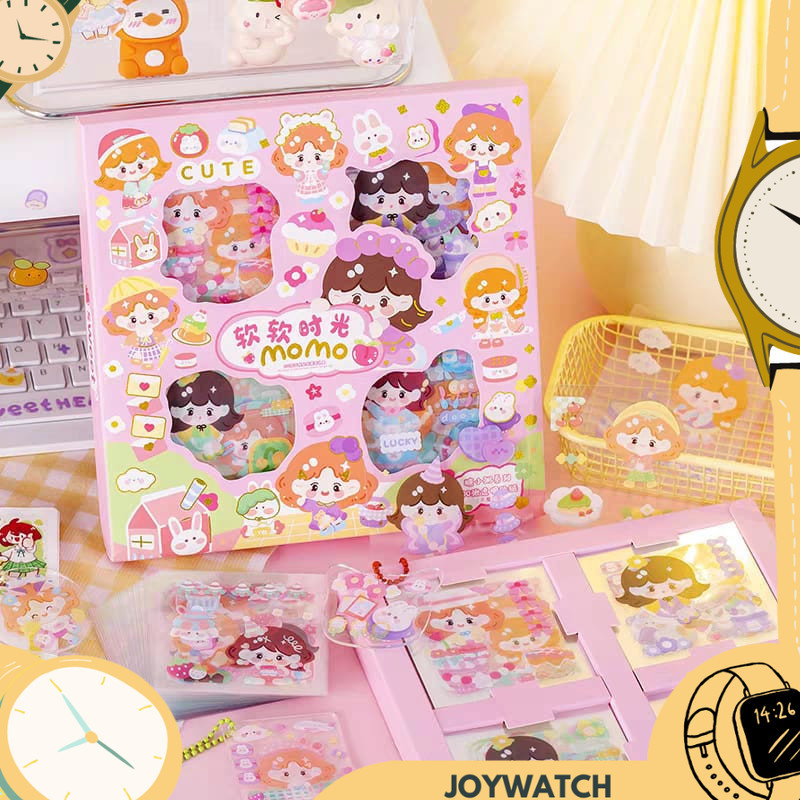 

(JW) Stiker 100 Lembar Kuromi Sanrio Melody Motif Kartun Warna Warni Bahan PVC Untuk Scrapbook Laptop Botol