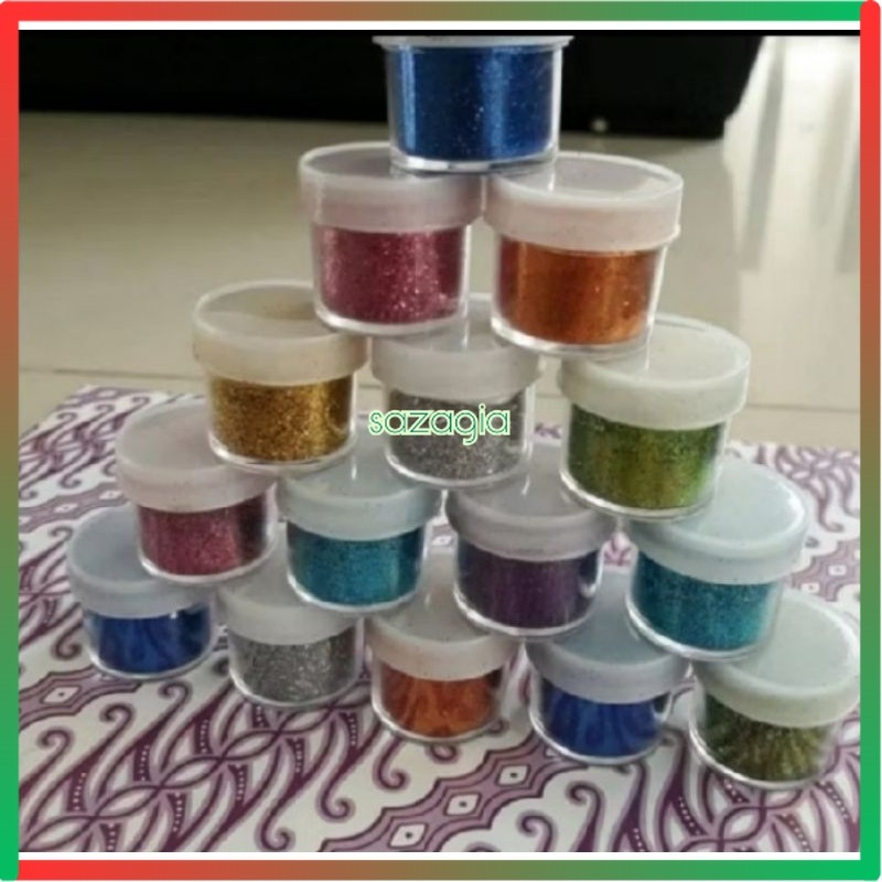 (SG) MAINAN ANAK GLITER BUBUK BOTOL WARNA WARNI