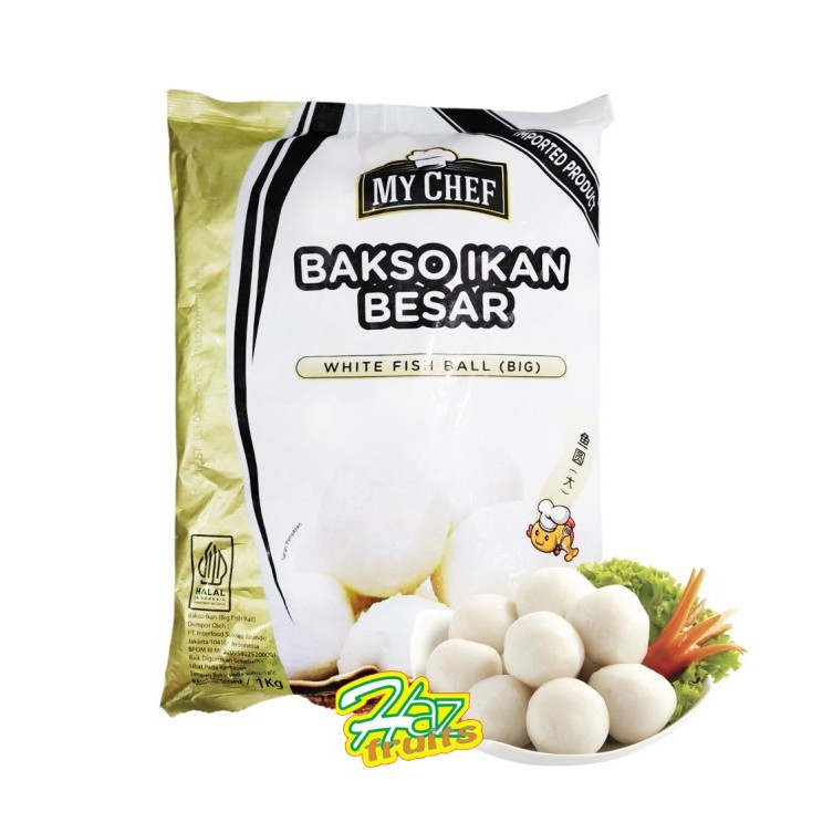 

My Chef Bakso Ikan Besar / White Fish Ball Big - 1 Kg