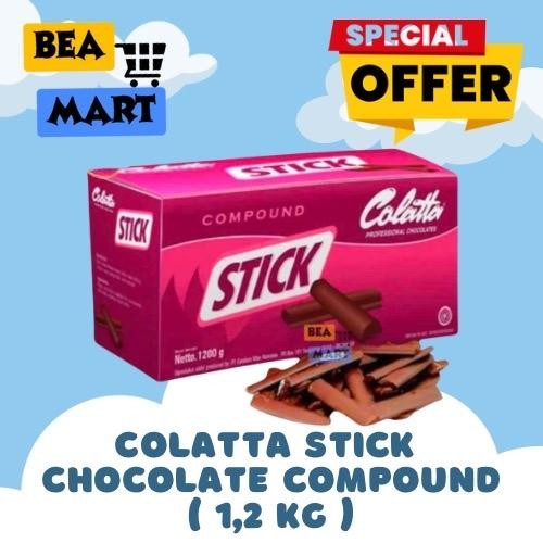 

Colatta Compound Chocolate Stick 1.2kg | Coklat Cokelat Batang Stik Bake Stable 1.2 Kg