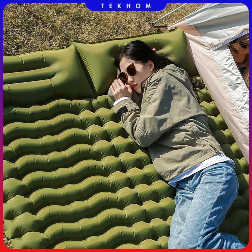 Kasur Matras Angin Double Inflatable Moistureproof Foldable - HQ-200