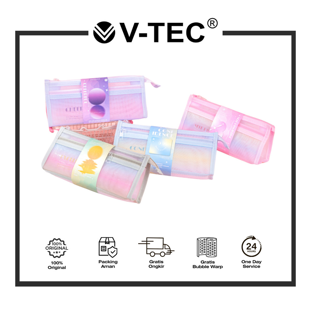 

KINHSHION PENCIL CASE TEMPAT PENSIL KOTAK PENSIL WARNA LUCU MW 76223 MIX