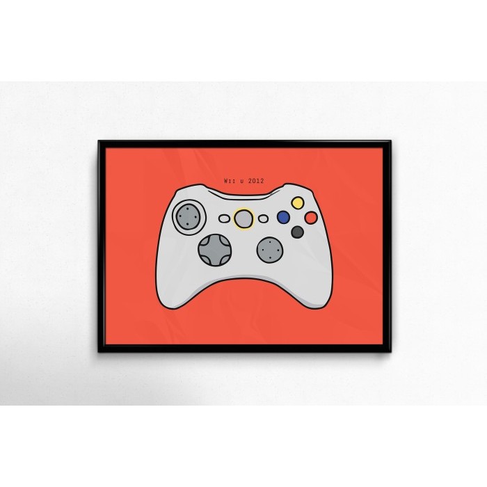 POSTER GAME Controller Nintendo WiiU - UKURAN A0 -