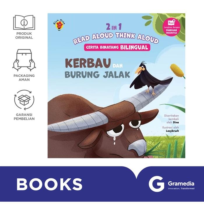 

SGAbook 2 In 1 Read Aloud, Think Aloud, Cerita Binatang Bilingual: Kerbau Dan Jalak (Dina Joeda)