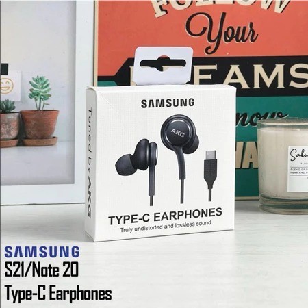 Headset Samsung Type C AKG / Handsfree AKG Type-C Superbass Original