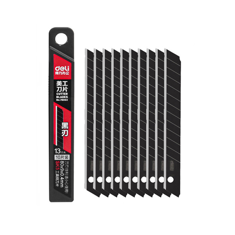 

9mm 18mm Utility Knife Replacement Blades,Snap Off Carbon Steel Blades for Cutting Knives, Hobby, Craft Knife, Box Cutter