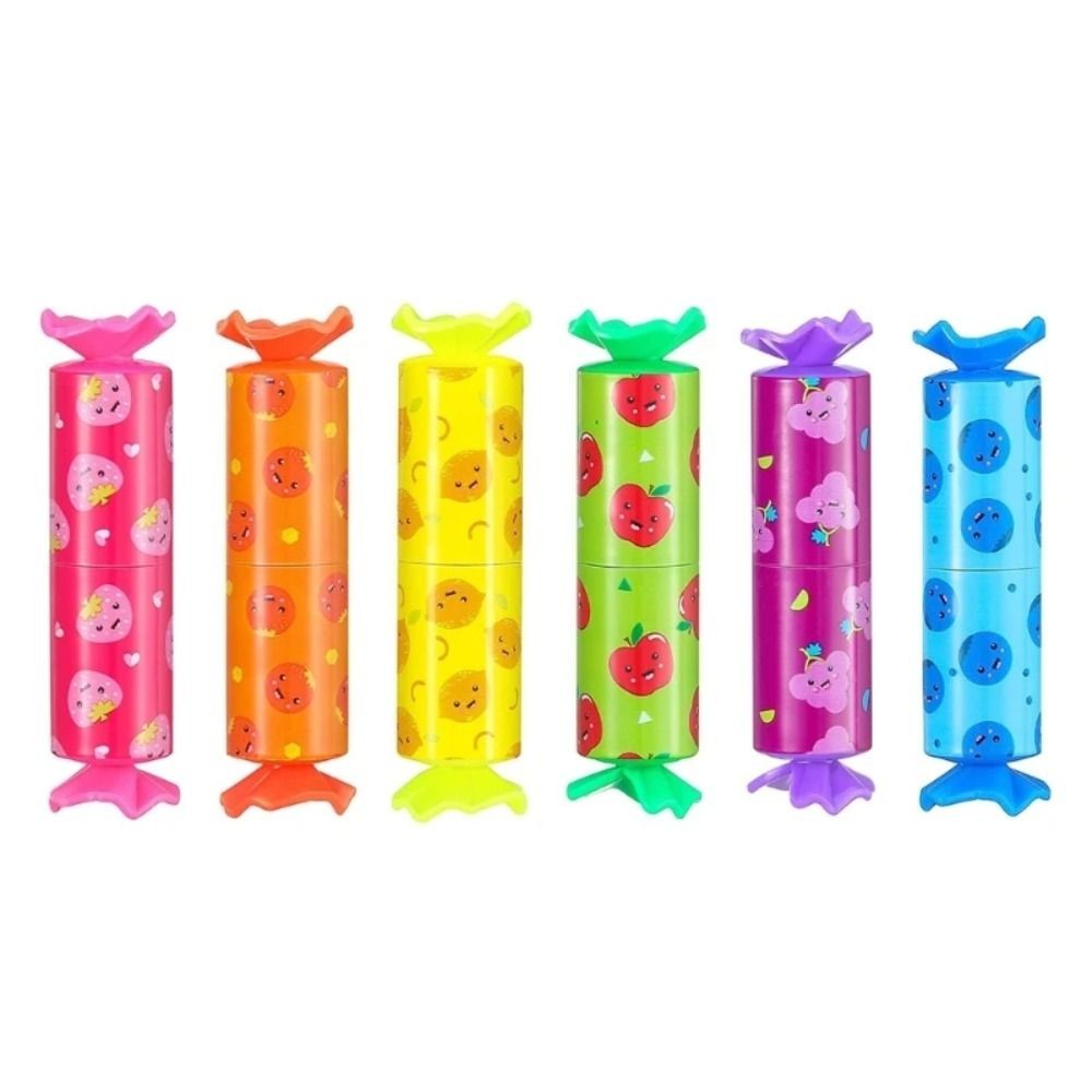 

1/6pcs Set Creative Candy Highlighter Mini Cute Fluorescent Pen Kawaii Markers Portable Student Stationery School Supplies