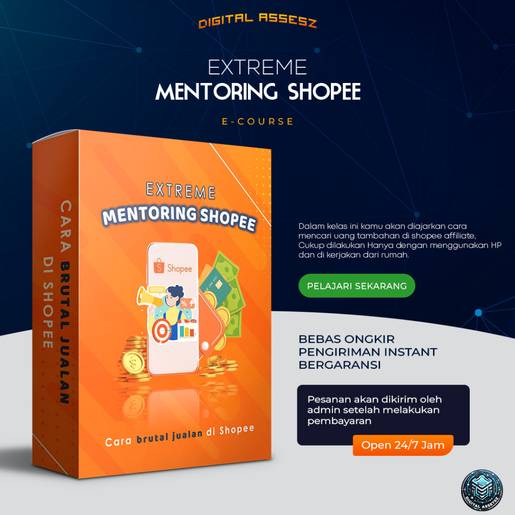 [EC235] E-Course Extreme Mentoring Shopee Class Affiliate