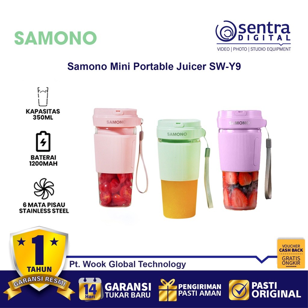 (GALAXY)  Blender Portable Samono SW-Y9 Mini Portable Juicer Blender Jus Mini