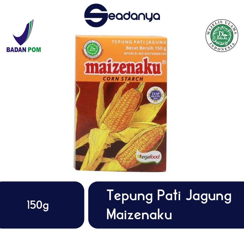 

Maizenaku Tepung Pati Jagung 150g Corn Starch - Halal-BPOM
