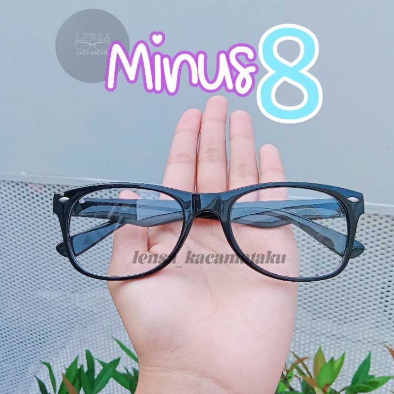 Kacamata Minus 8 Tinggi Resep Custom Silinder Cylinder Min 2 1 5 4 3 Mines Mins Rabun Jauh Lensa Kac