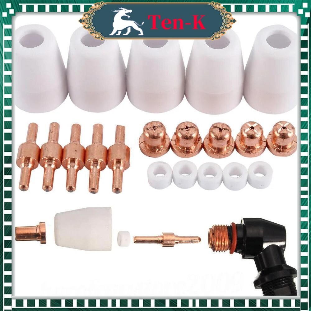 65Pcs/Set Tip Nozzle Plasma Cutter / Plasma Cutter Tip Electrodes