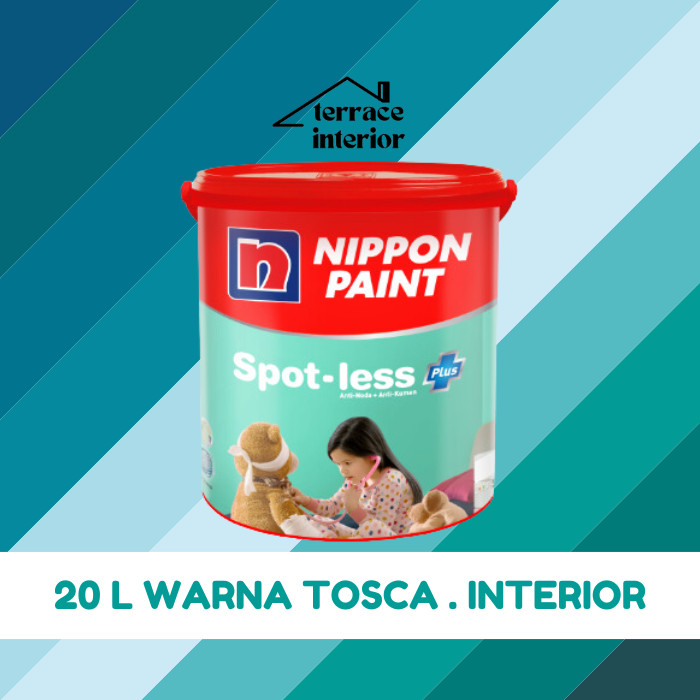 Cat Tembok Spotless Plus Nippon Paint Interior Warna Tosca 20 Liter