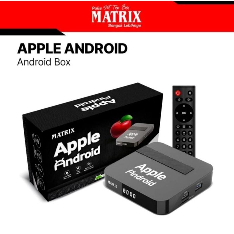 Android TV Box Matrix Apple| Android 10 Ram 2Gb Wifi Android TV