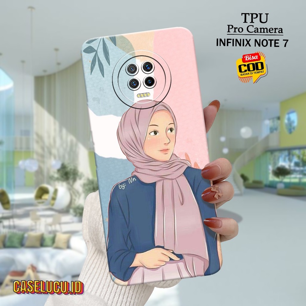 Casing Hp Infinix Note 7 Terbaru Fashion Case Hijab Case Hp Infinix Note 7 Soft Case Hp Infinix Note