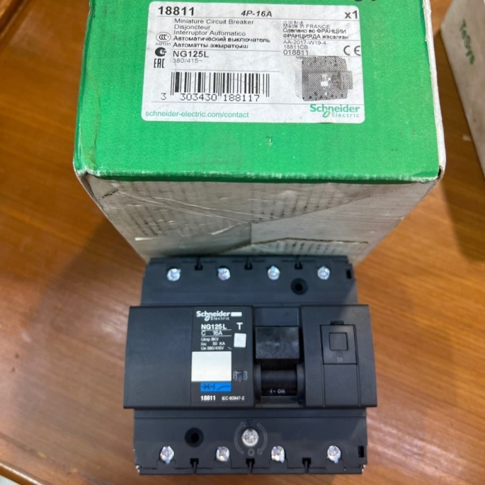 MCB Multi 4P 16A NG125L Original Schneider