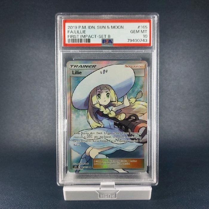 Lilie SR PSA 10 165/150 pokemon Indonesia hantaman pertama set B
