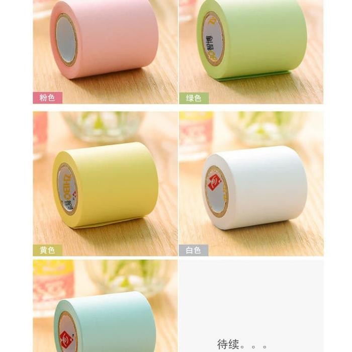 

Organizer Terlaris- [Lucuu] Stick Note Unik Gulung Warna Warni (Refill)
