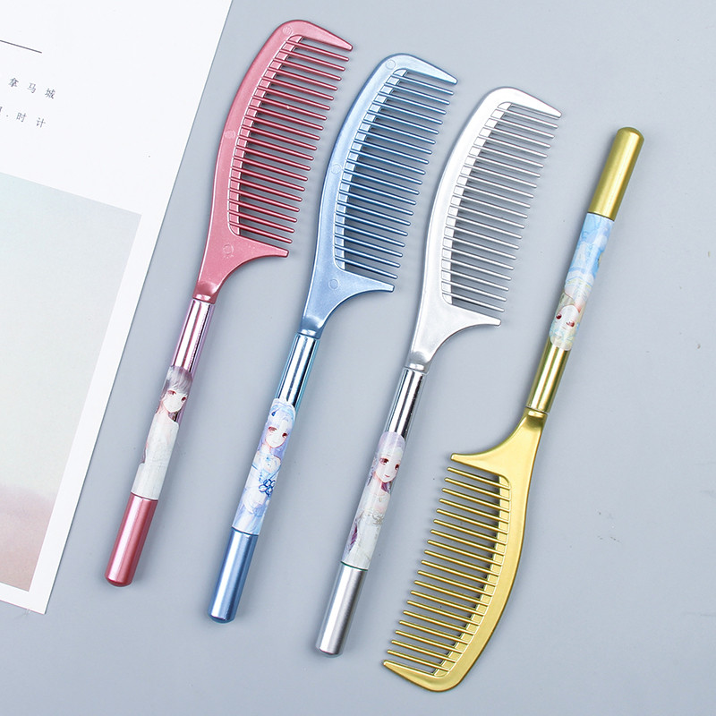 

Pulpen Sisir Bolpen gel pen unik Motif Sisir rambut OS