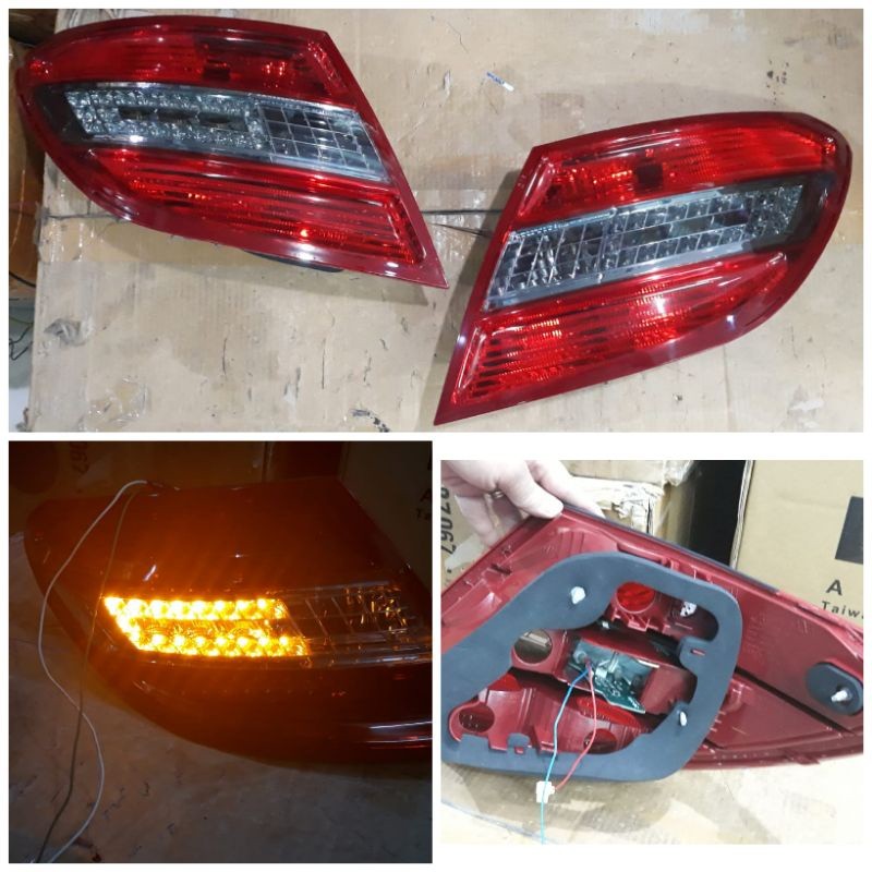 340-1908PXUE-SR Stoplamp Mercedes C Class W204 2006-2011 Prefacelift