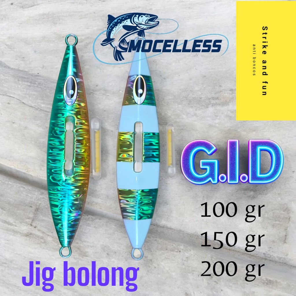 metal jig 100, 150, 200 gram Mocelless