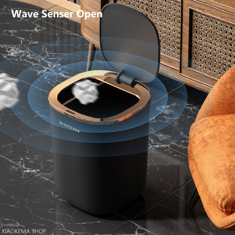 JAYPS Tempat Sampah Pintar Sensor Smart Dustbin Battery Power 12L - JY12