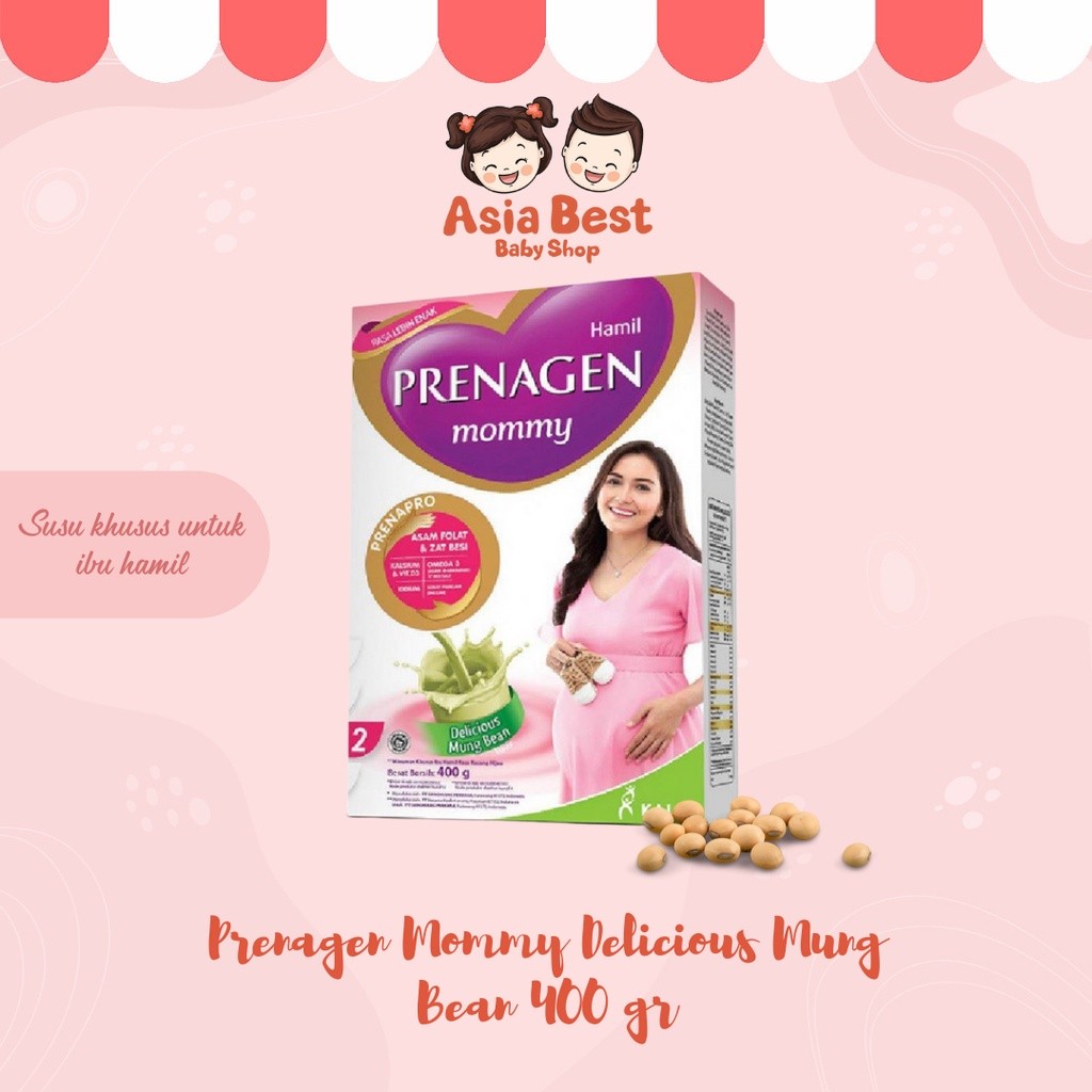 PRENAGEN MOMMY KACANG HIJAU 400 GR - susu ibu hamil