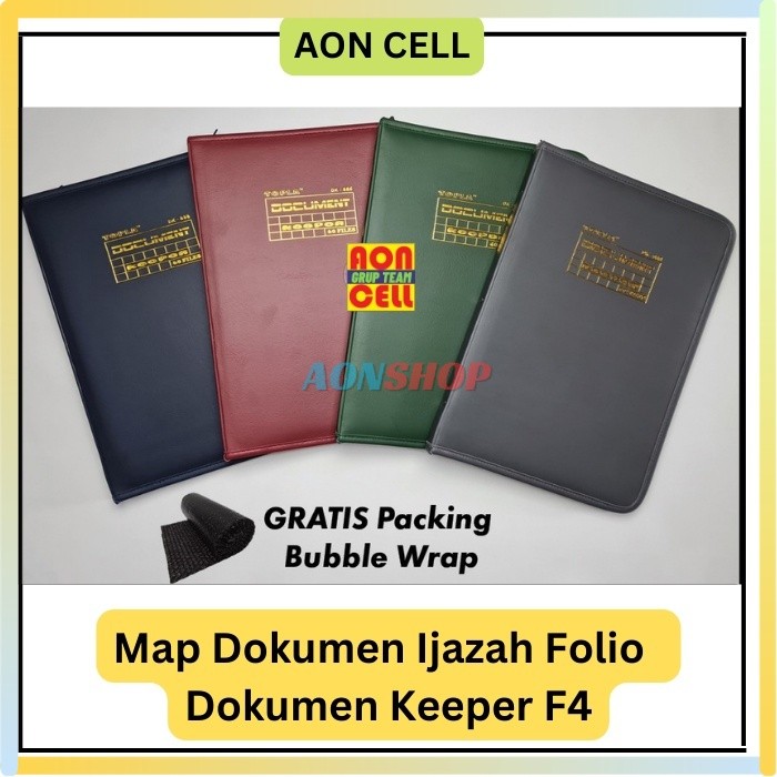 

[AS] Map Dokumen Ijazah Folio Dokumen Keeper F4 anti air waterproof filing