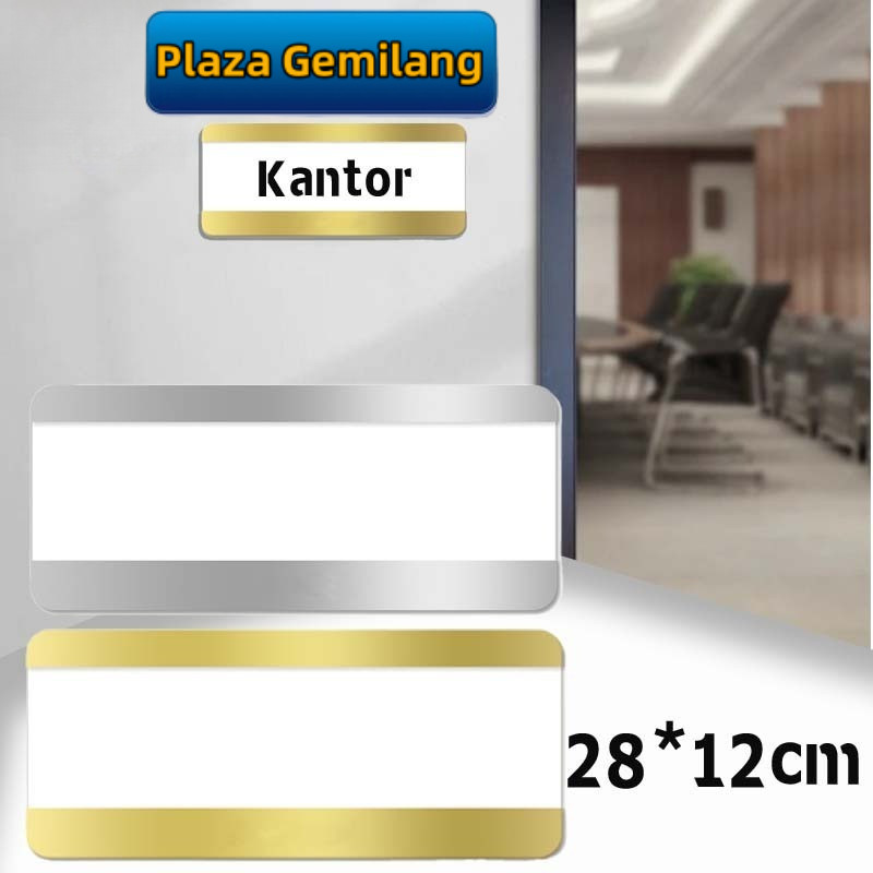 

Papan Nama Ruangan Kantor Papan Nama Sliding Papan Nama Akrilik Dinding Universal Papan Nama Pintu Kamar Stok lokal