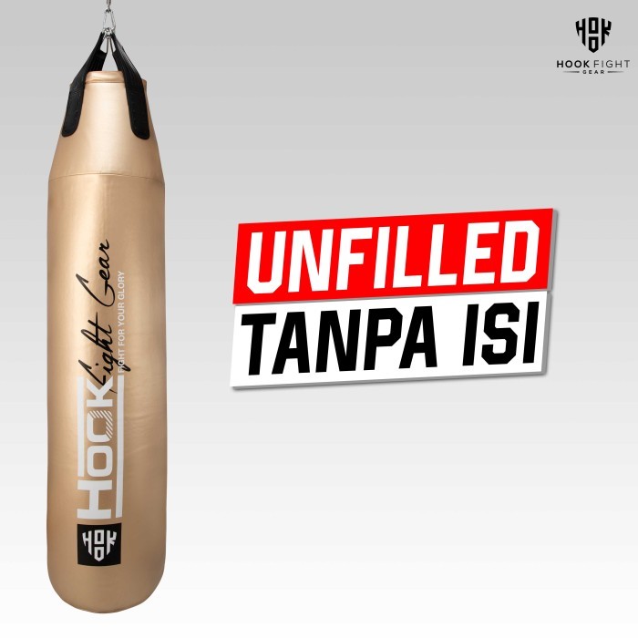Samsak Tinju Gantung Hook Sandsack 180cm Sansak Muaythai Punching Bag - THRIVE-180-GOLD