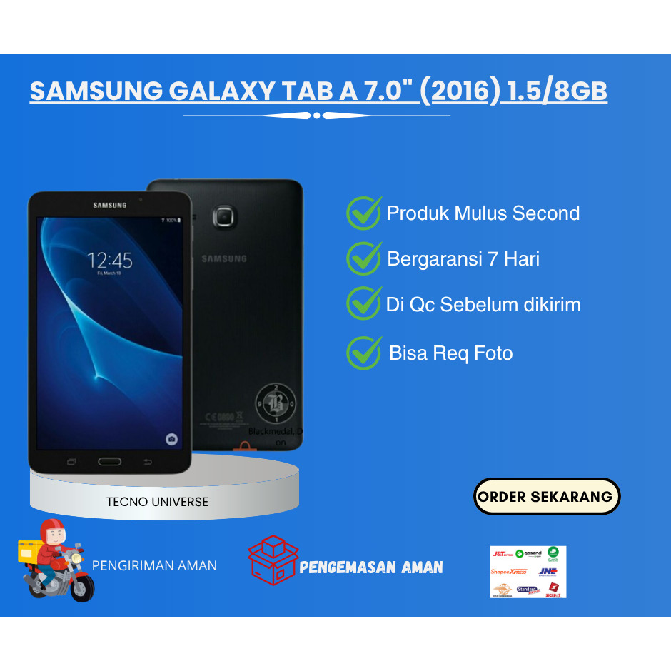 Samsung Galaxy Tab A 7.0" (2016) 1.5/8GB Second- TECNO UNIVERSE
