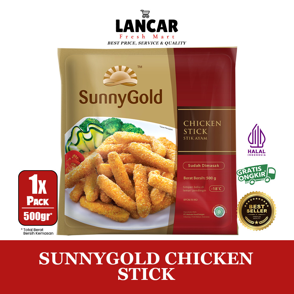 

SUNNYGOLD CHICKEN STICK 500GR