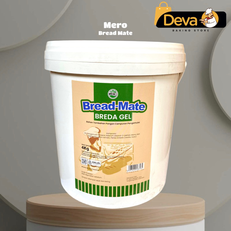 

Mero Bread Mate Breda Gel Softener - Pelembut Roti 4kg