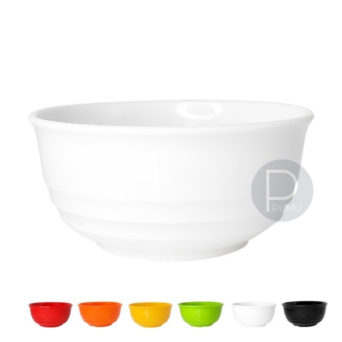 Mangkok Melamin 6,3 inch - Mangkok Kecil - Mangkok Sup - MK1322 - Putih