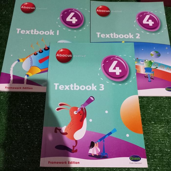 Buku abacus Evolve Textbook 4 jilid 1 2 dan 3
