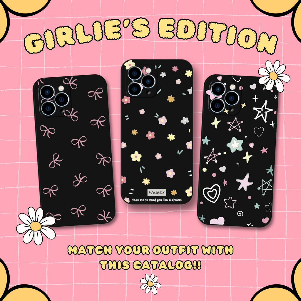PRINTING LENS PROTECTOR GIRLY case redmi note 10 11 12 13 5 5a 7 8 9 pro 4g 5g (4)