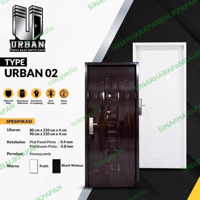 Pintu Baja FORTRESS urban 90.02 90x210 cm