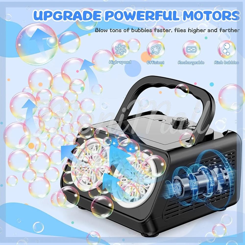 

JH Mesin Pembuat Gelembung 2in1 Automatic Stage Bubble Machine 5V - RR160