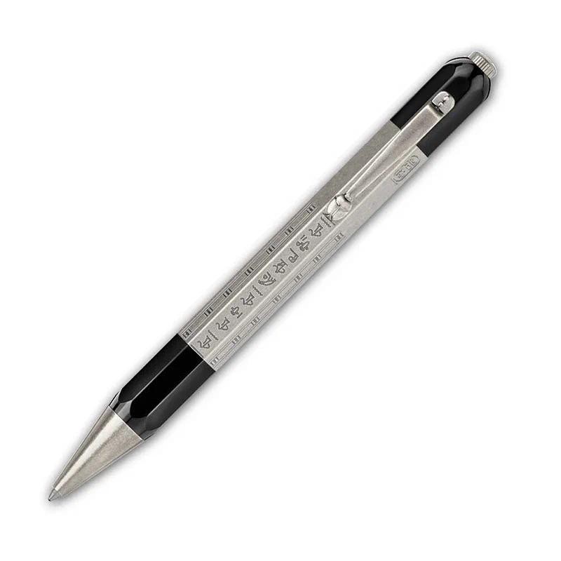 

Limited Heritage Egypt MB Ballpoint Pen Business Metal Grey Rollerball Pens Unique Gel Ink Smooth Writing Inlay Egyptian Letter