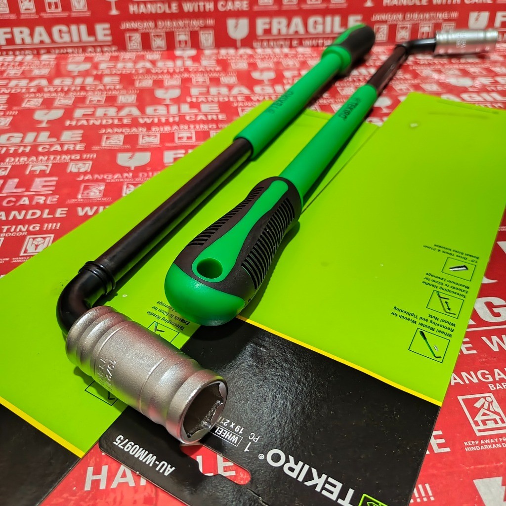 KUNCI RODA 19MM 21MM TARIK TEKIRO GAGANG KARET KUNCI RODA MOBIL TEKIRO