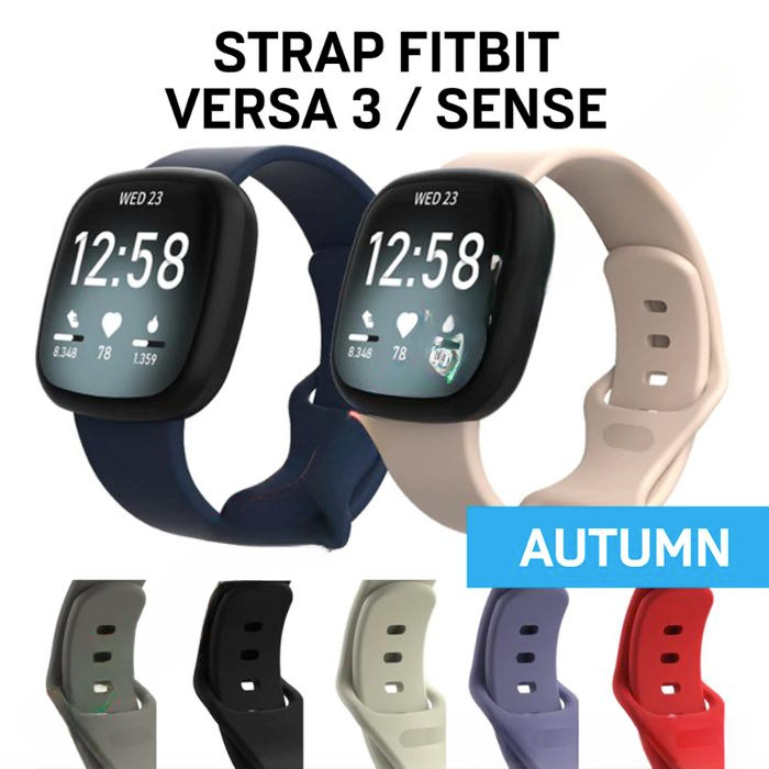AUTUMN Strap Fitbit Versa 4 / 3 - Sense Watch Tali Jam Silicone