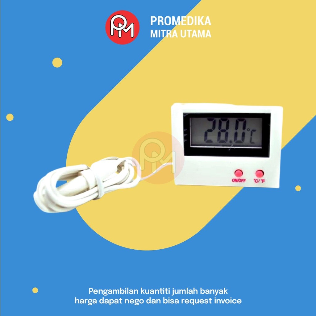 Thermometer Digital Kulkas atau Freezer Dr. Gray