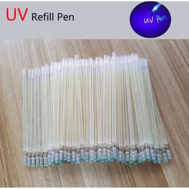

100pcs UV Pen Invisible Pen untuk Garment Sepatu | Penanda Pola
