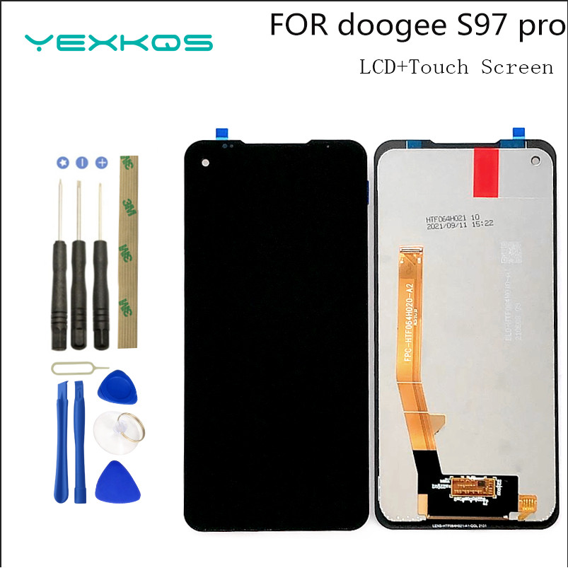 6.39 Inch Original100% Tested For Doogee S97 PRO LCD Display + Touch Screen Digitizer Assembly Repla