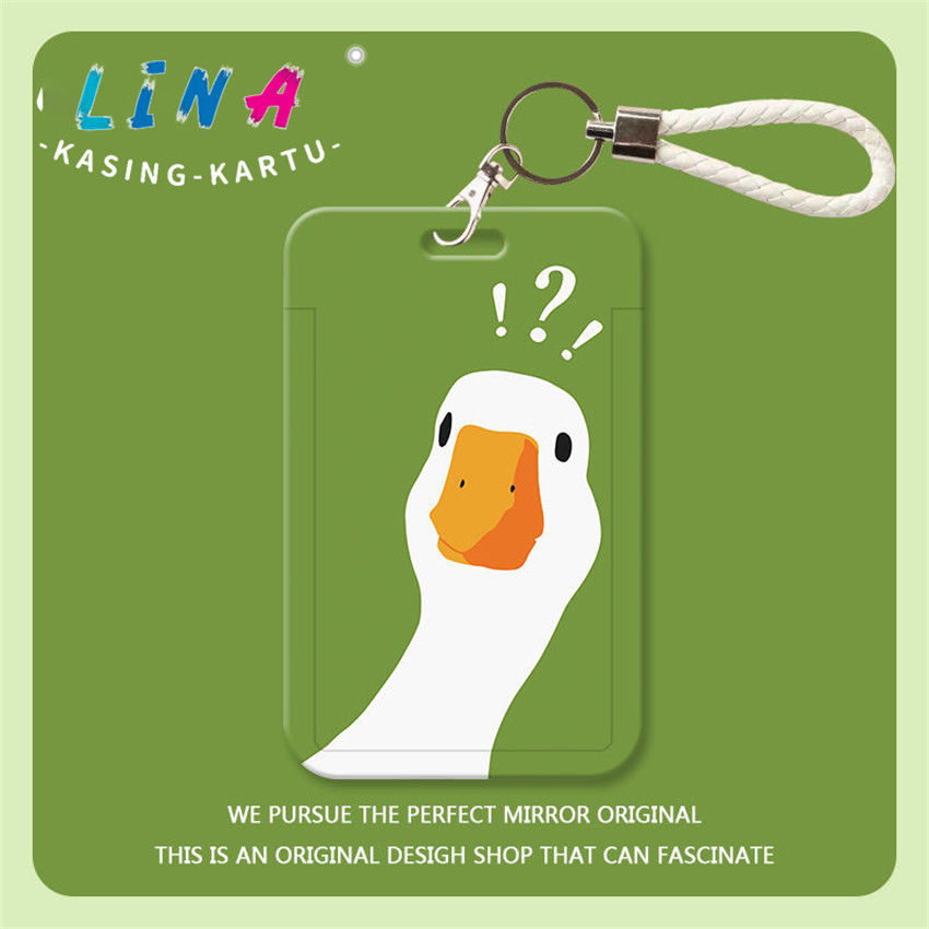 

Lucu dan Lucu Tren Bebek Kartu Kampus Mahasiswa Tempat Kartu Makan Bus Yangchengtong Kontrol Akses Kartu Kerja Cangkang Pelindung Tempat Kartu Lanyard