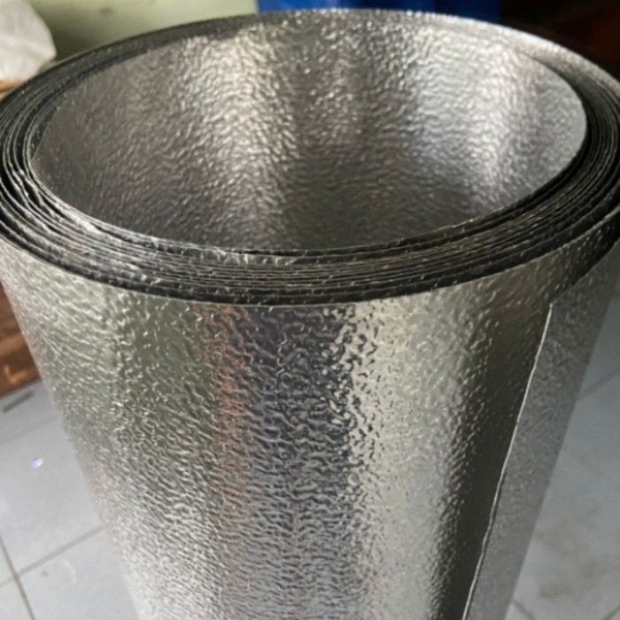 Talang Air Alumunium 120 cm Tebal 0.5mm / Seng Alumunium Kulit Jeruk