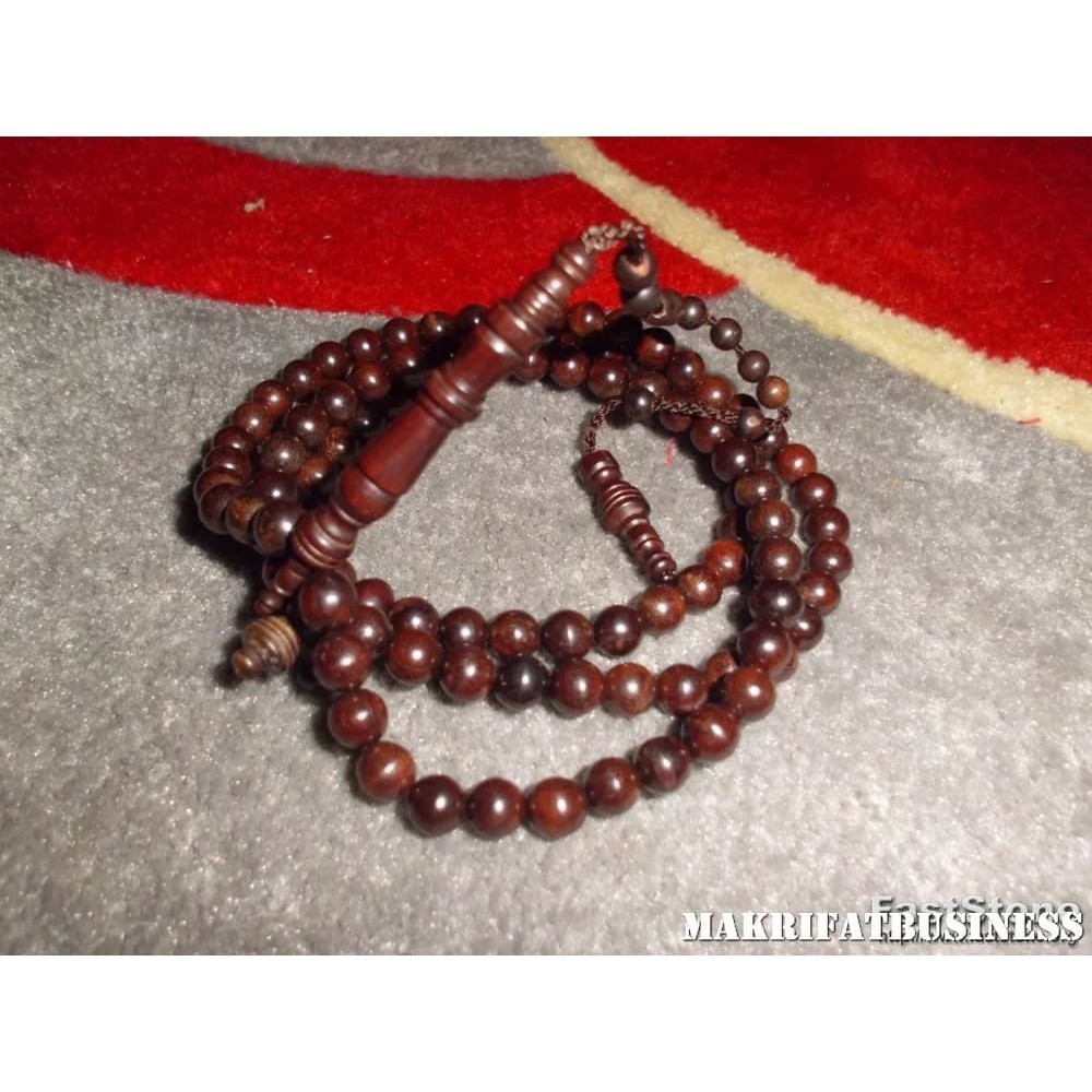 IMRON PRIBADI Tasbih Muslim Langka Kayu Stigi Darat Wulung 99 Biji 9 mm by Makrifatbusiness