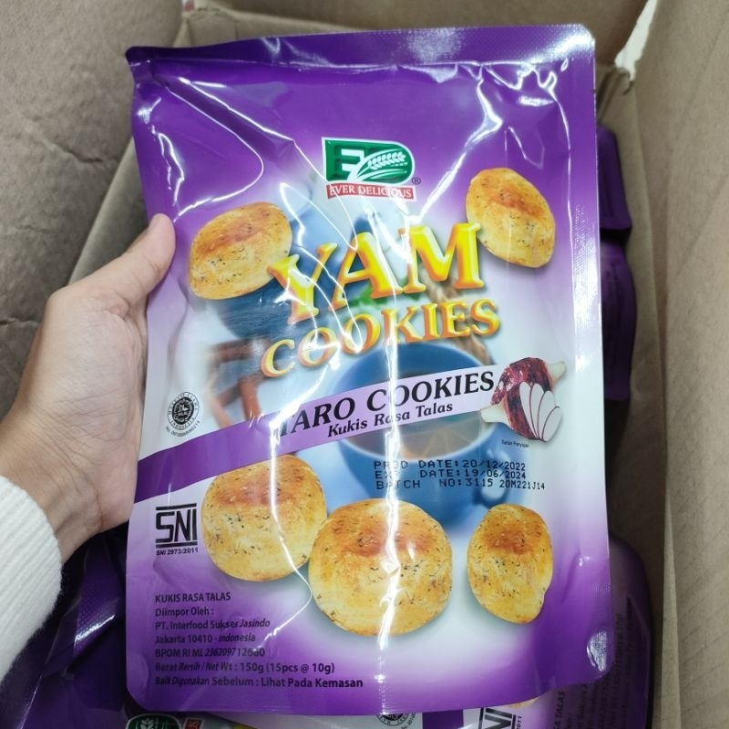 Safirablooms Cookies Ever 150G - Ever Coklat 150G - Ever Salted Egg Yolk - Butter Cookies Isi 15 Pcs