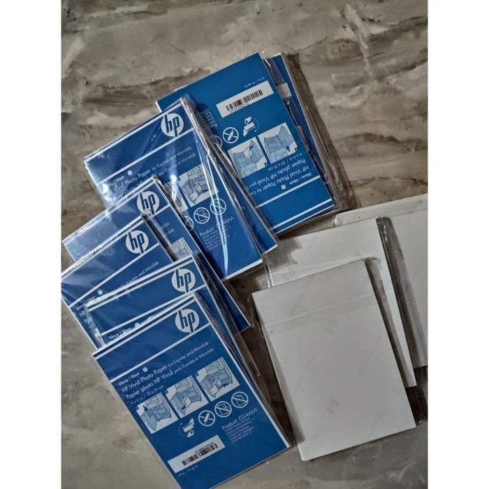 KERTAS FOTO 4R GLOSSY HP VIVID 240GSM PHOTO PAPER 20SHEET
