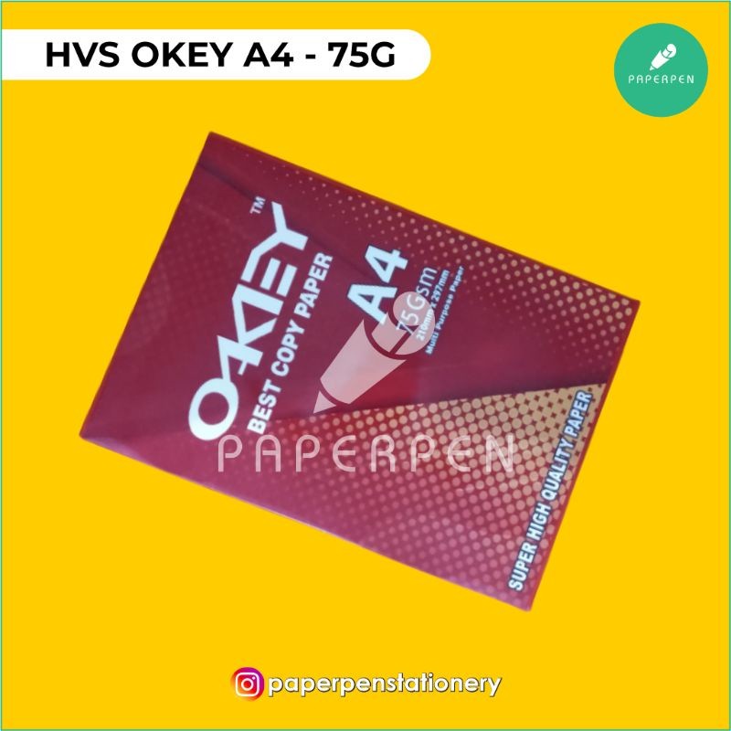 

(PST.ATK) Kertas Hvs Okey A4 75G